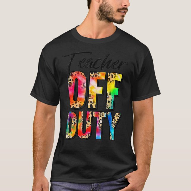 Camiseta Profesora De Servicio Feliz Día De Colegio (Anverso)