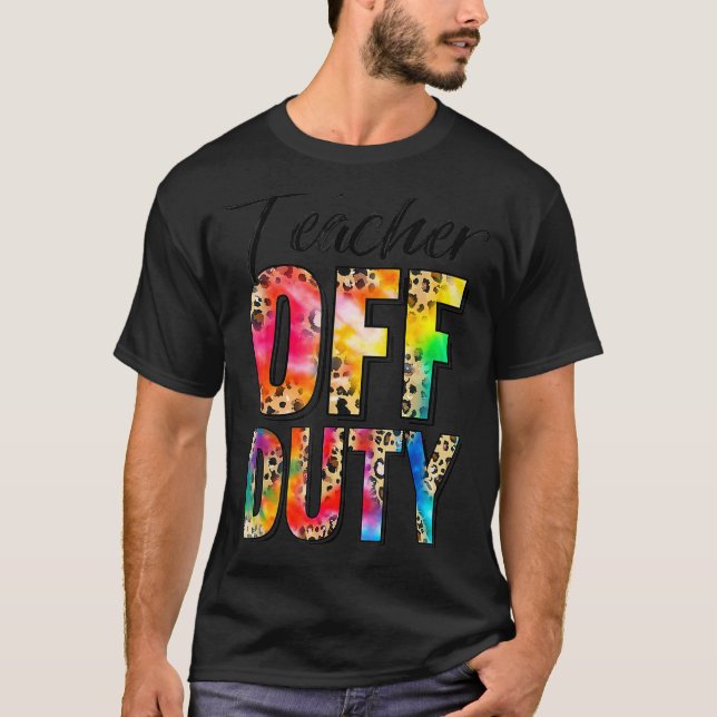 Camiseta Profesora De Servicio Feliz Día De Colegio (Anverso)