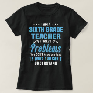 Camiseta Profesora de sexto grado