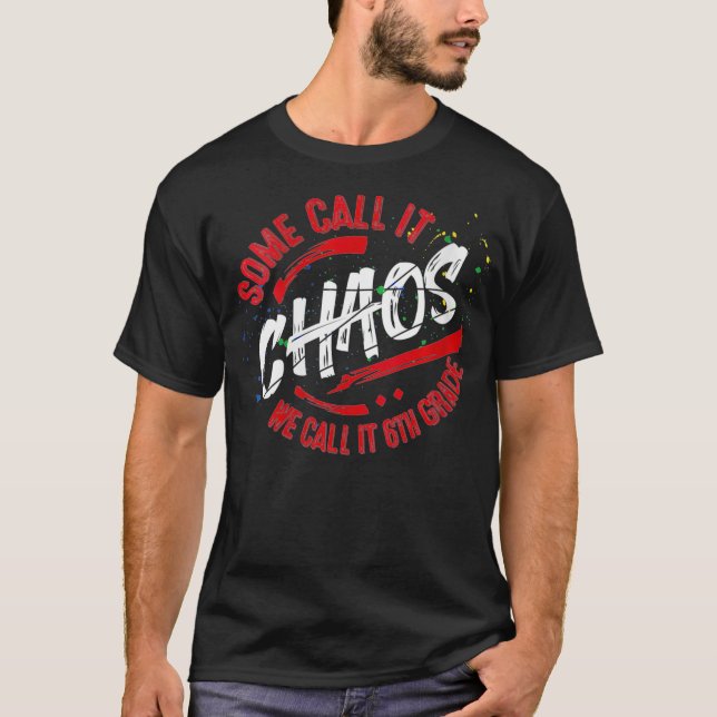 Camiseta Profesora de sexto grado de secundaria (Anverso)