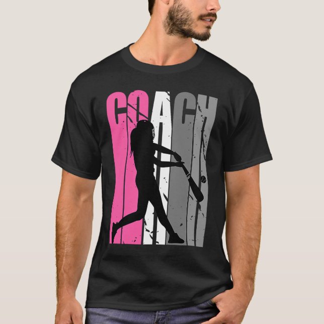 Camiseta Profesora de Softball instructora de Béisbol (Anverso)