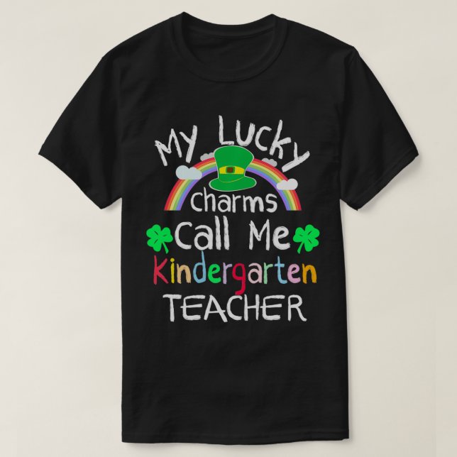 Camiseta Profesora de St Patricks Kindergarten encantado (Diseño del anverso)