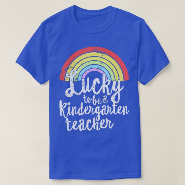 Camiseta Profesora de St Patricks tiene suerte de ser maest (Diseño del anverso)