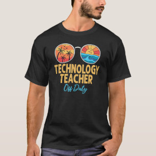 Camiseta Profesora De Tecnología De Gafas De Sol De Servici