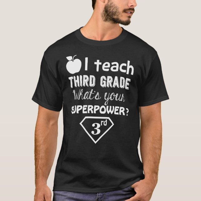 Camiseta Profesora de tercer grado (Anverso)