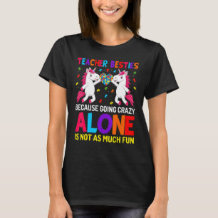 Camiseta Profesora de unicornio bestiona autismo de concien