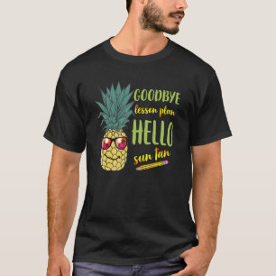 Camiseta Profesora de vacaciones de verano lección de despe