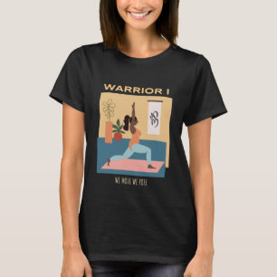 Camiseta Profesora de Yoga Mujer Negra Afro Morena Melanina
