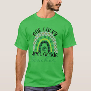 Camiseta Profesora del Día de San Patricio, un afortunado p