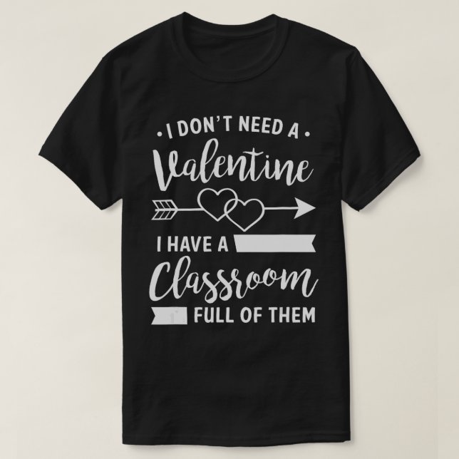 Camiseta Profesora Día de San Valentín divertida escuela de (Diseño del anverso)