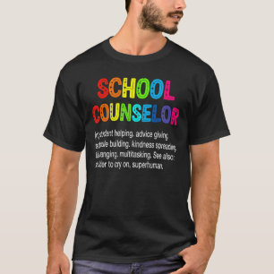Camiseta Profesora divertida de definición de consejero esc