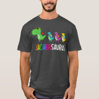 Camiseta Profesora divertida Dinosaur Teachersaurus T Re Me