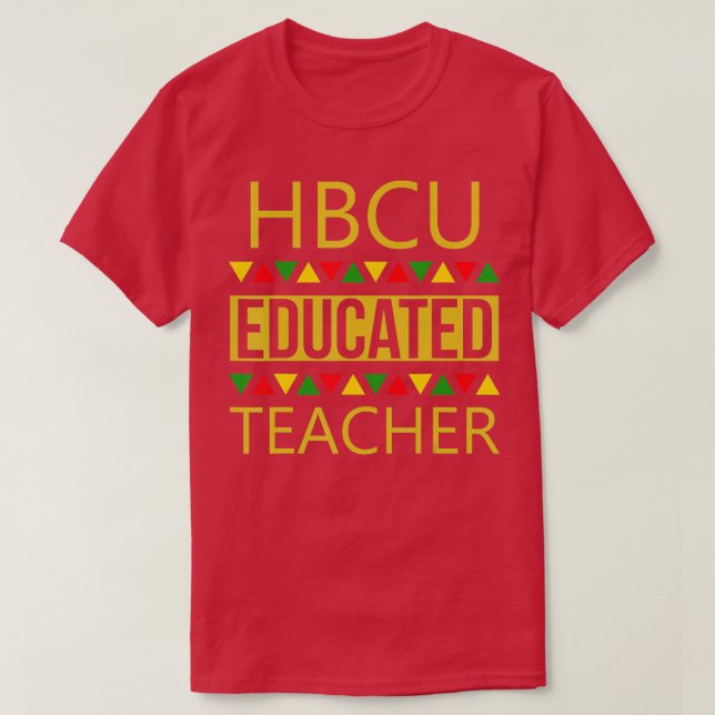 Camiseta Profesora educada de HBCU (Diseño del anverso)