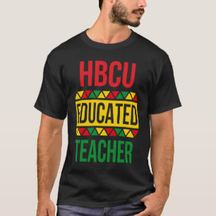 Camiseta Profesora educada de la HBCU de cultura negra y en