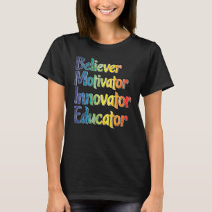 Camiseta Profesora educadora de motivador creyente