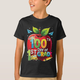 Camiseta Profesora Estudiante 100 Días De Vestido Escolar.