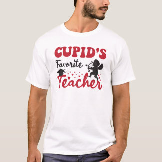 Camiseta Profesora favorita de Cupid, profesora El día de S
