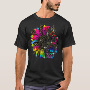 Camiseta Profesora femenina Sunflower Sra. Berard VNeck