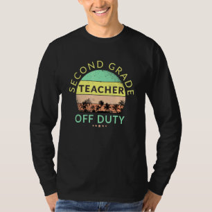 Camiseta Profesora fuera de la escuela de servicio Vacacion