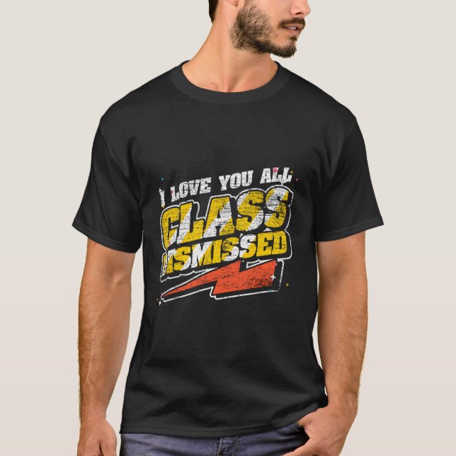 Camiseta Profesora I Love All Teachers Student Class Dismi (Anverso)