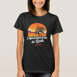 Camiseta Profesora Inglesa En Jubilación 2022 Jubilación