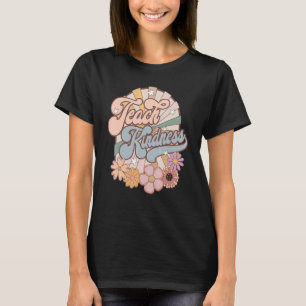 Camiseta Profesora Inspiradora de Enseñanza Floral Retro