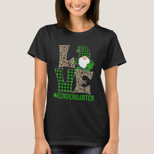Camiseta Profesora irlandesa St Patricks Day Love Kindergar