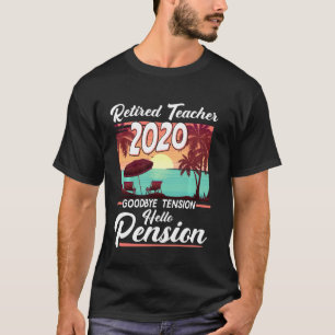 Camiseta Profesora jubilada 2020: Pensión de despedida de c