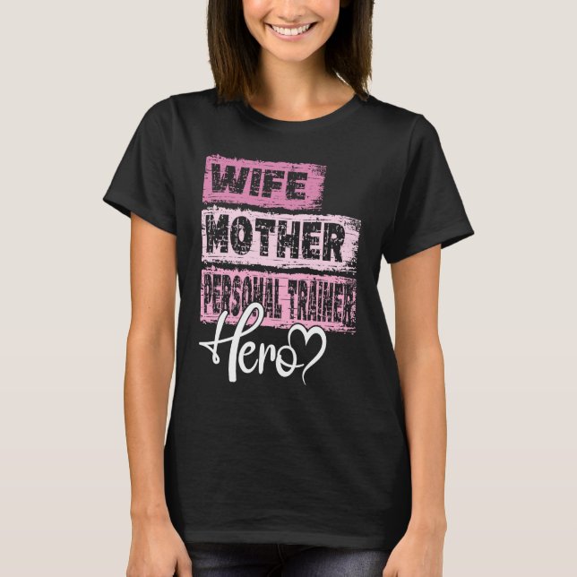 Camiseta Profesora mamá heroína madre entrenador personal 1 (Anverso)
