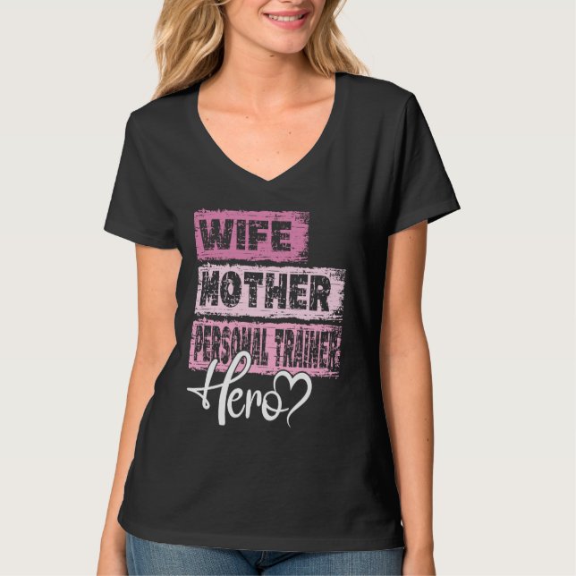 Camiseta Profesora mamá heroína madre entrenador personal 1 (Anverso)