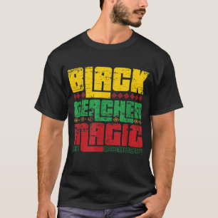 Camiseta Profesora norteamericana de raza negra, patrimonio