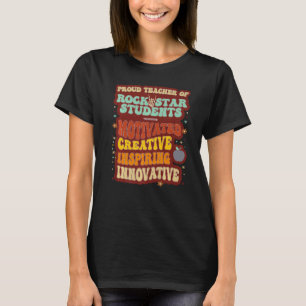 Camiseta Profesora Orgullosa Vintage De Estudiantes Rocksta