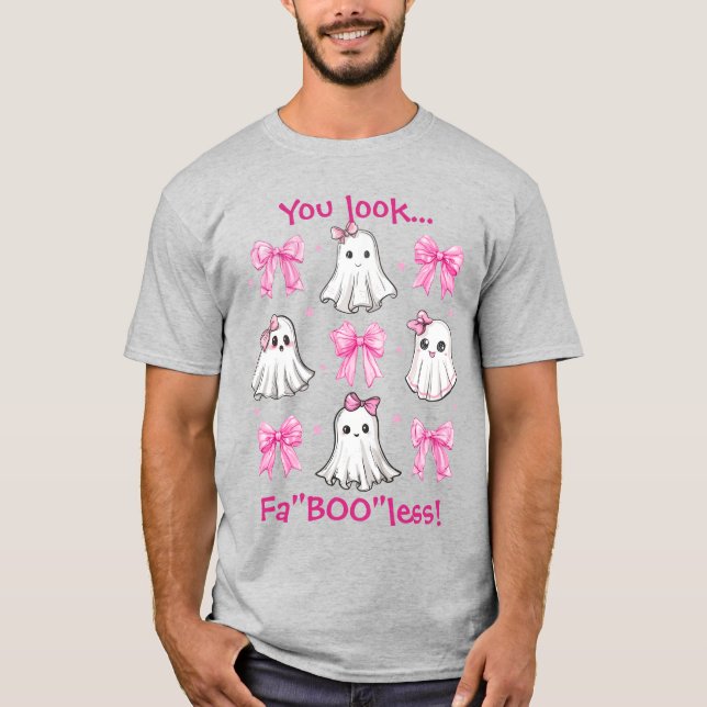 Camiseta Profesora personalizada de Halloween FaBOOless (Anverso)