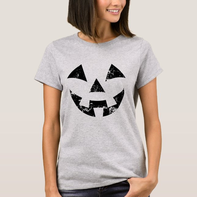 Camiseta Profesora personalizada Halloween Jack o lantern (Anverso)