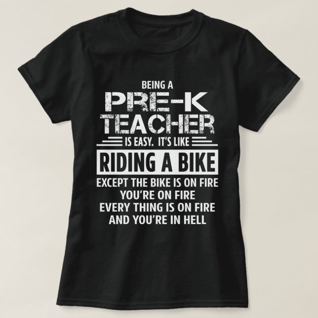 Camiseta Profesora pre-K (Diseño del anverso)