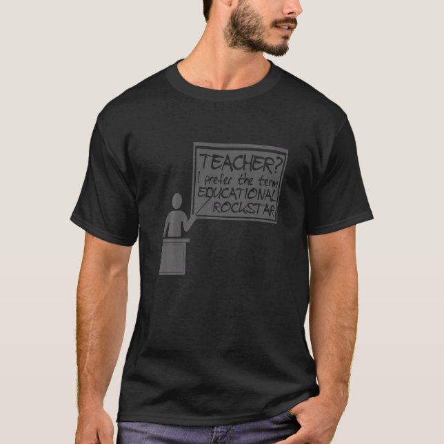 Camiseta Profesora Prefiero El Término Educativo (Anverso)