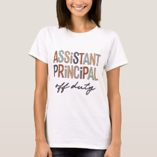 Camiseta Profesora Principal De Servicio El Último Día De L
