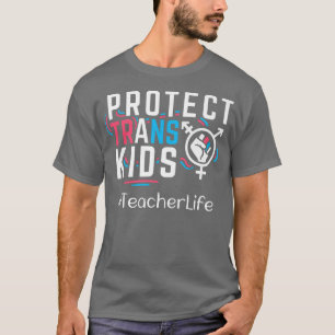 Camiseta Profesora Protege a los niños transgénero Orgullo