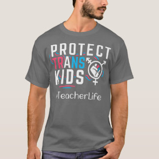 Camiseta Profesora Protege a los niños transgénero Orgullo