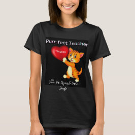 Camiseta Profesora Purr-fectamente Pawsome