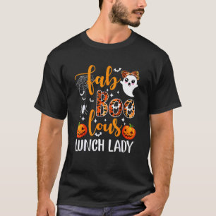 Camiseta Profesora Señora de Almuerzo Boo Lous Temporada Es