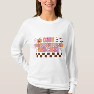 Camiseta Profesora Spooktacular Halloween Long Sleeve
