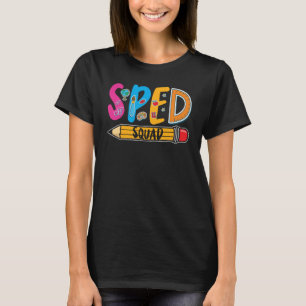 Camiseta Profesora Squad SPED de Educación Especial