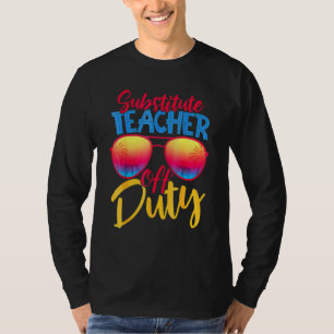 Camiseta Profesora Sustitutiva De Gafas De Sol No Utilizada