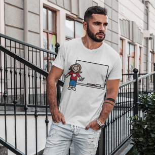 Camiseta Profesora Y Pizarra