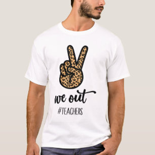Camiseta Profesoras Felices El Día Pasado De Las Escolares,