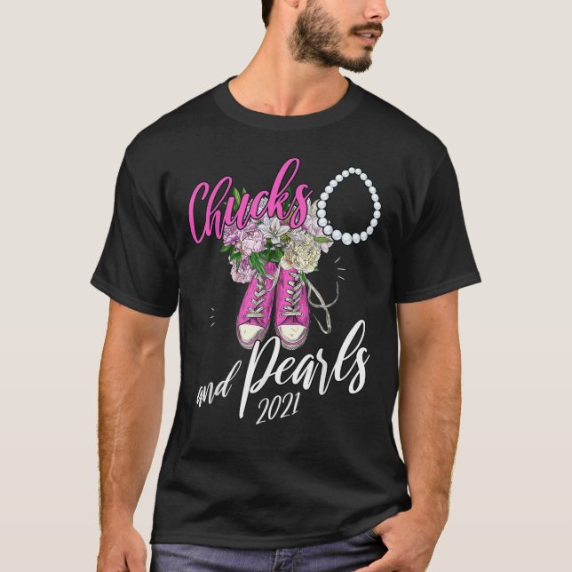 Camiseta Profesores 2021 Chucks Y Perlas (Anverso)