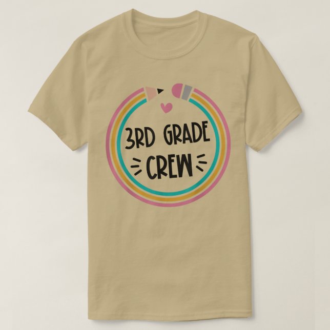Camiseta Profesores de 3er Grado de Maestros Primer Día O (Diseño del anverso)