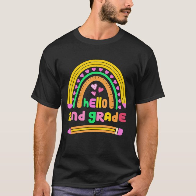 Camiseta Profesores de arcoiris saludan de vuelta a segundo (Anverso)