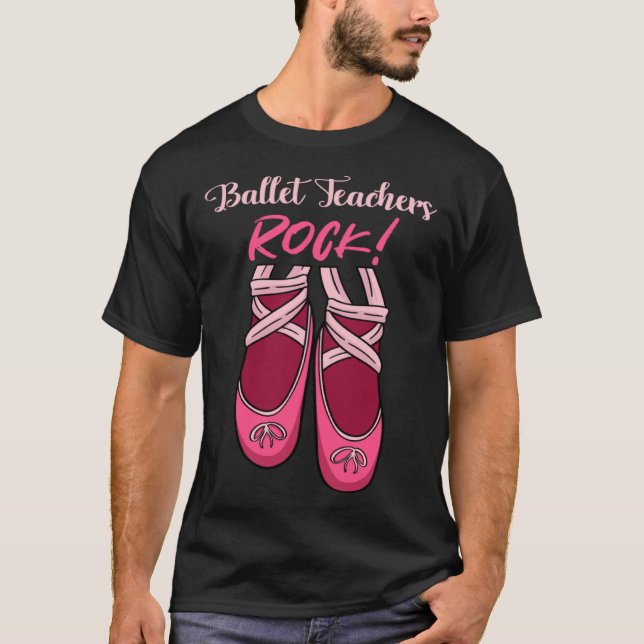 Camiseta Profesores de ballet Instructores de Rock Ballerin (Anverso)